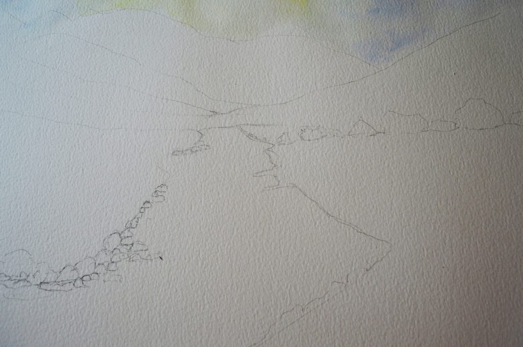 Peindre un paysage de montagne à l'aquarelle: Guide facile pour les débutants