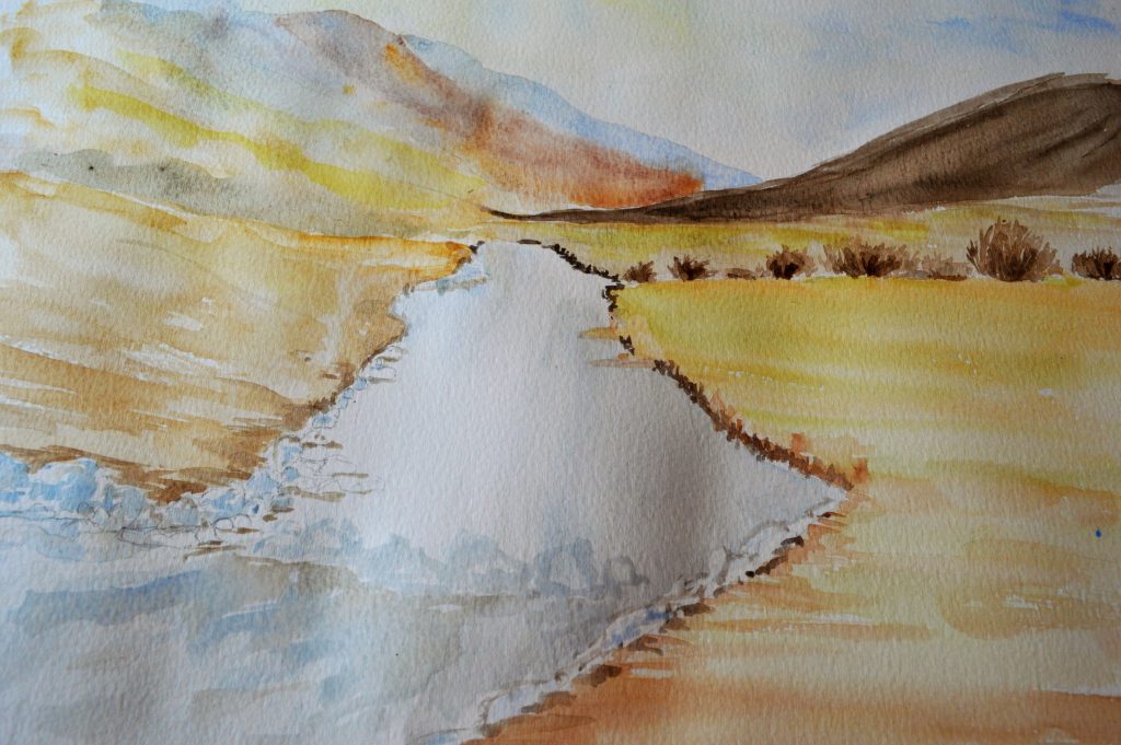 Peindre un paysage de montagne à l'aquarelle: Guide facile pour les débutants