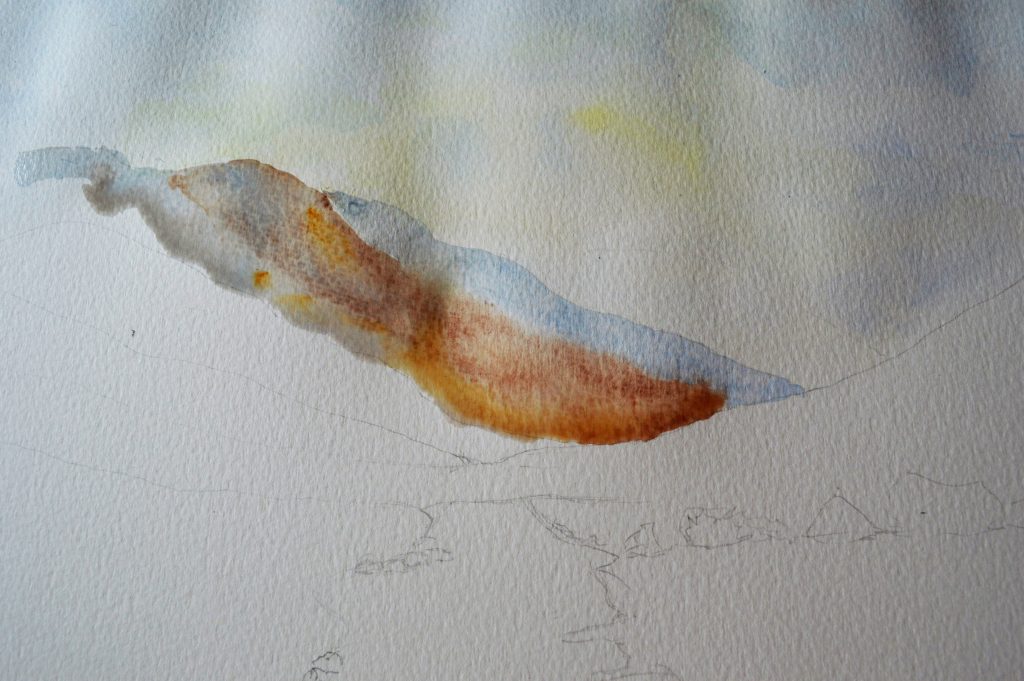 Peindre un paysage de montagne à l'aquarelle: Guide facile pour les débutants