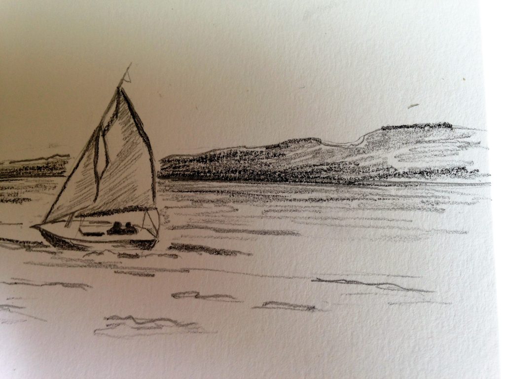 voilier en mouvement