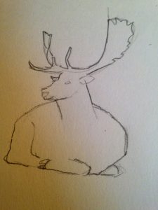 Comment Apprendre à dessiner un daim en 3 étapes: les détails.