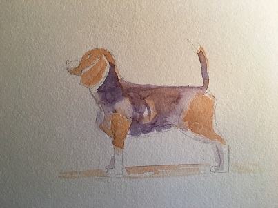 Comment peindre facilement un chien à l'aquarelle