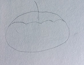 Dessiner une citrouille facilement