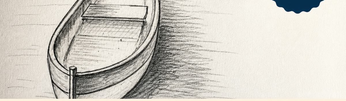 dessiner une barque en perspective facilement étape par étape pour débutant