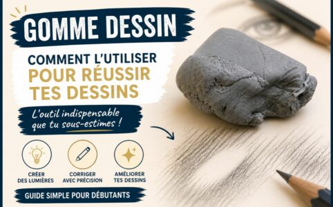 gomme dessin comment utiliser une gomme pour améliorer un dessin au crayon