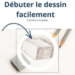 débuter le dessin facilement crayon cube débutant