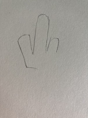 dessiner une poule forme simple étape 1