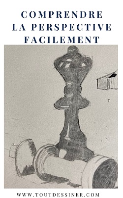 Exemple de dessin en perspective pour apprendre à créer de la profondeur dans vos œuvre
