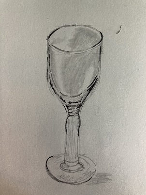 comment dessiner un verre réaliste facilement. 