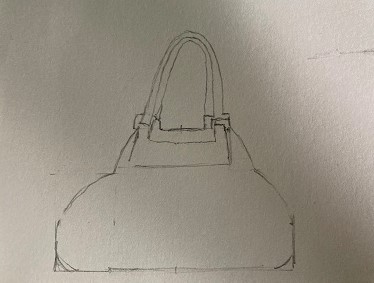 details sac a main arrondi dessin