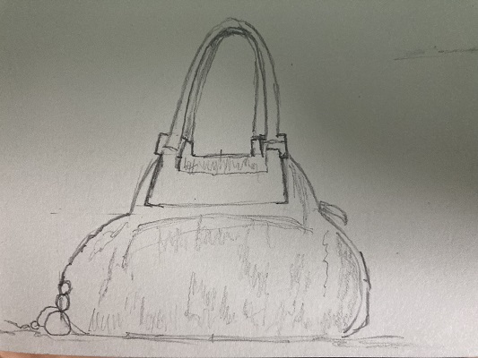 ombres sac a main dessin facile