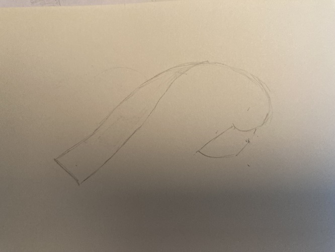 Forme générale pour dessiner un ruban facilement avec des formes simples