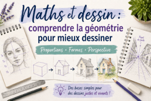 maths et dessin geometrie proportions formes perspective debutant