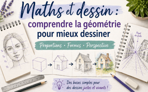 maths et dessin geometrie proportions formes perspective debutant