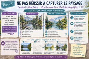 capturer paysage aquarelle exterieur debutant simplifier formes ambiance