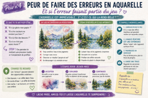peur erreurs aquarelle debutant exterieur lacher prise apprendre aquarelle