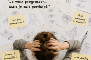 confusion apprentissage dessin trop d’informations choix difficile