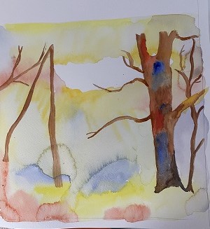 Aquarelle ratée : Comment transformer une erreur en chef d'œuvre créatif.