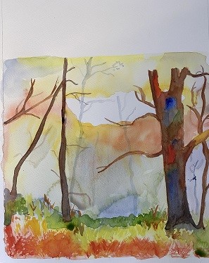 Aquarelle ratée : Comment transformer une erreur en chef d'œuvre créatif.