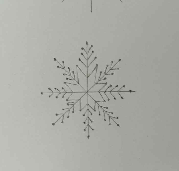 Dessiner des flocons de neige facilement