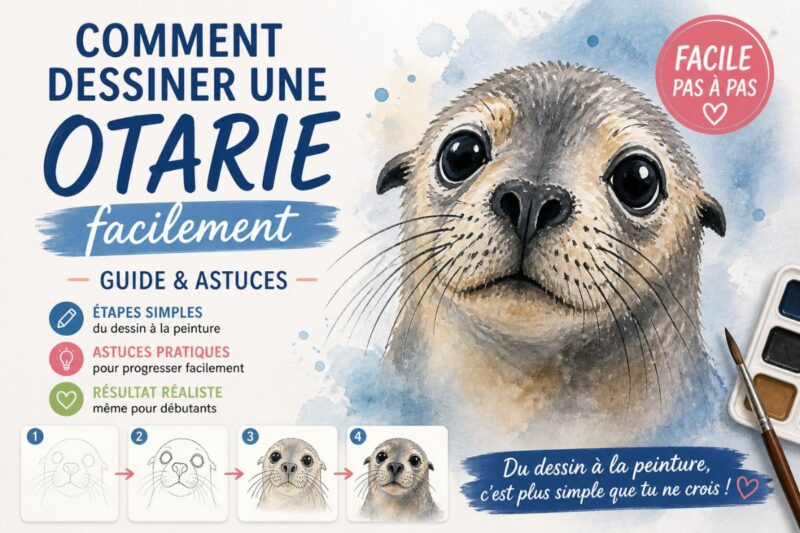 Comment dessiner une otarie facilement avec un guide et des astuces pas à pas pour débutant