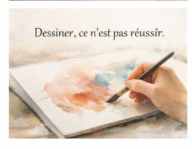 Aquarelle simple avec couleurs douces