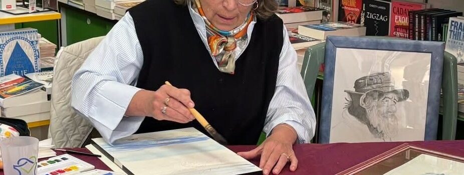 Apprendre le dessin et l’aquarelle pas à pas avec Aude Herriau en séance artistique