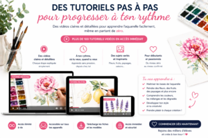 tutoriels aquarelle et dessin debutant pas a pas pour apprendre facilement avec videos et exercices