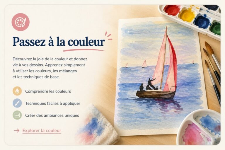 Apprendre le dessin facilement : méthode simple pour débuter pas à pas